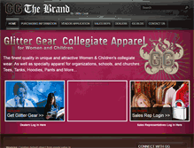 Tablet Screenshot of glittergear.com